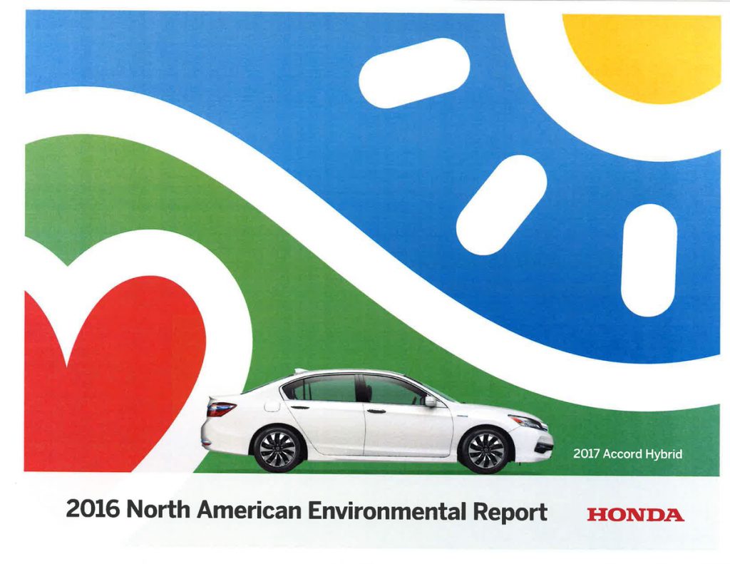 Honda Reports on its Environmental Performance and Progress in North America