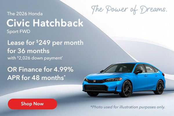 2026 Honda Civic Hatchback Sport Front Wheel Drive