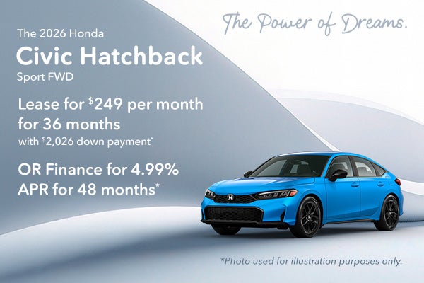 2026 Honda Civic Hatchback Sport Front Wheel Drive