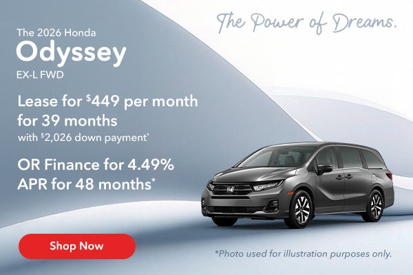 2026 Honda Odyssey EX-L Front Wheel Drive