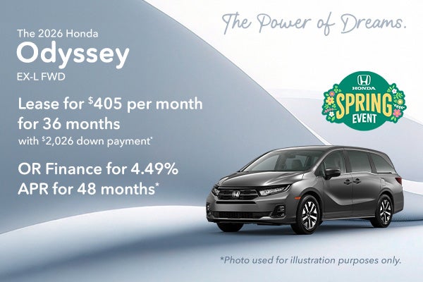 2026 Honda Odyssey EX-L Front Wheel Drive