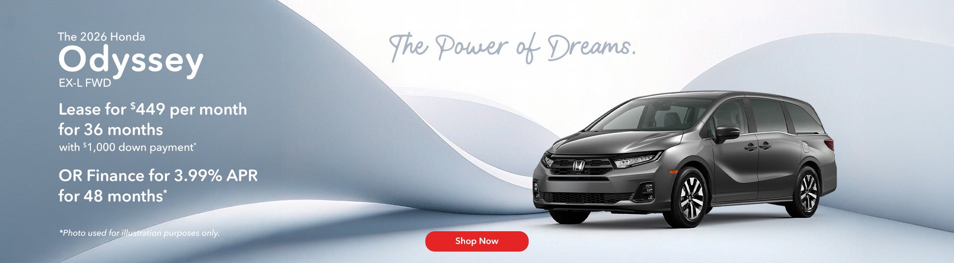 2026 Honda Odyssey EX-L Front Wheel Drive