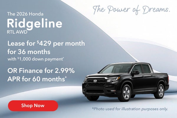 2026 Honda Ridgeline RTL All Wheel Drive