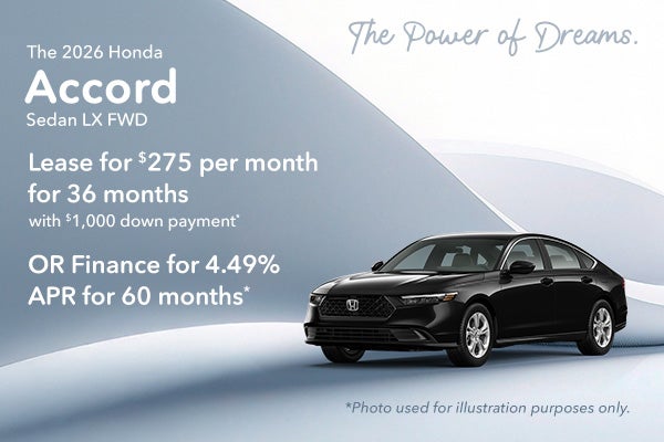 2026 Honda Accord Sedan LX Front Wheel Drive