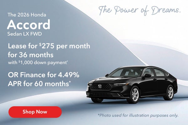 2026 Honda Accord Sedan LX Front Wheel Drive