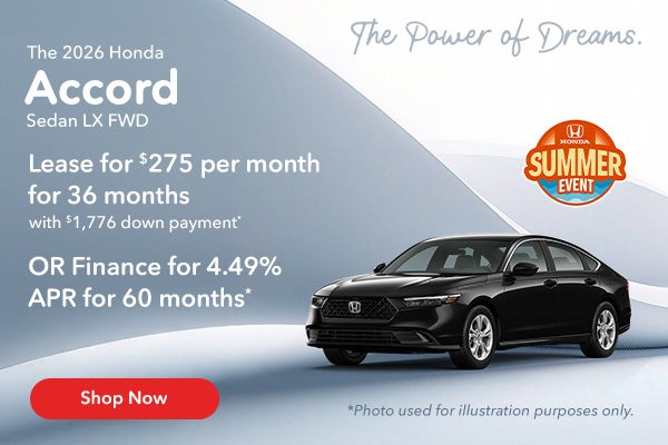 2026 Honda Accord Sedan LX Front Wheel Drive