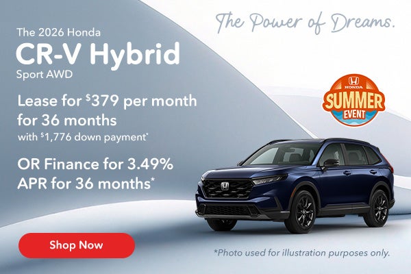 2026 Honda CR-V Hybrid Sport All Wheel Drive