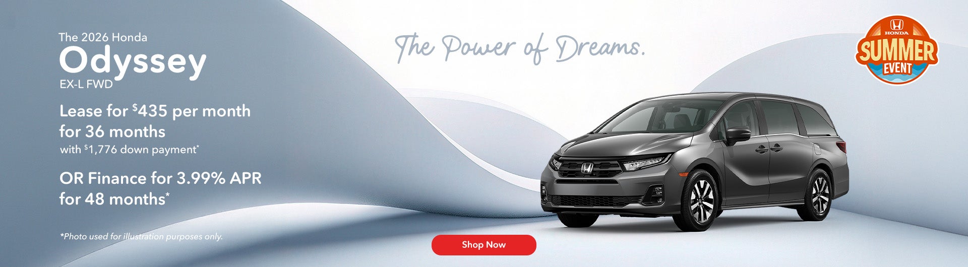 2026 Honda Odyssey EX-L Front Wheel Drive