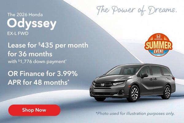 2026 Honda Odyssey EX-L Front Wheel Drive