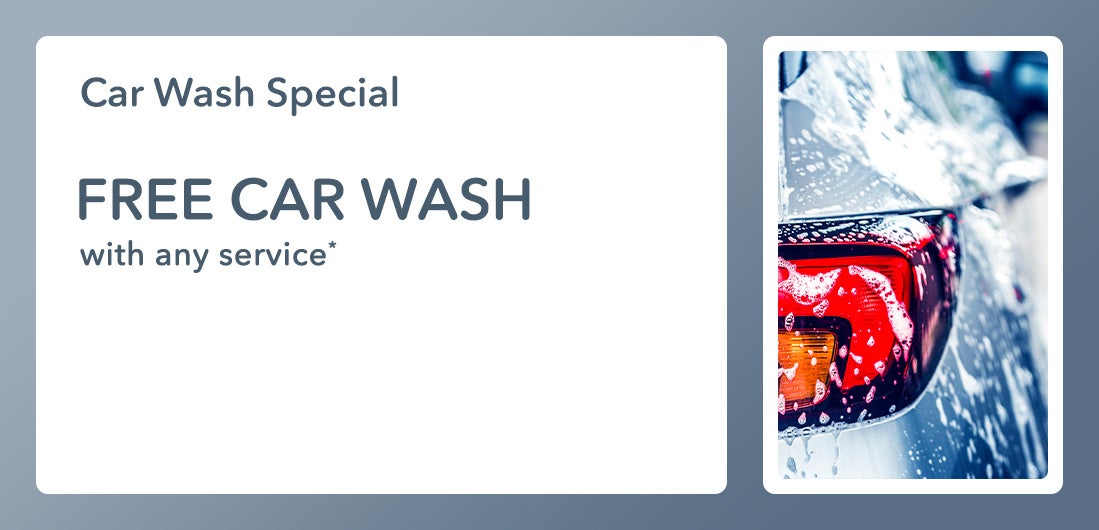 Free Car Wash with Any Service