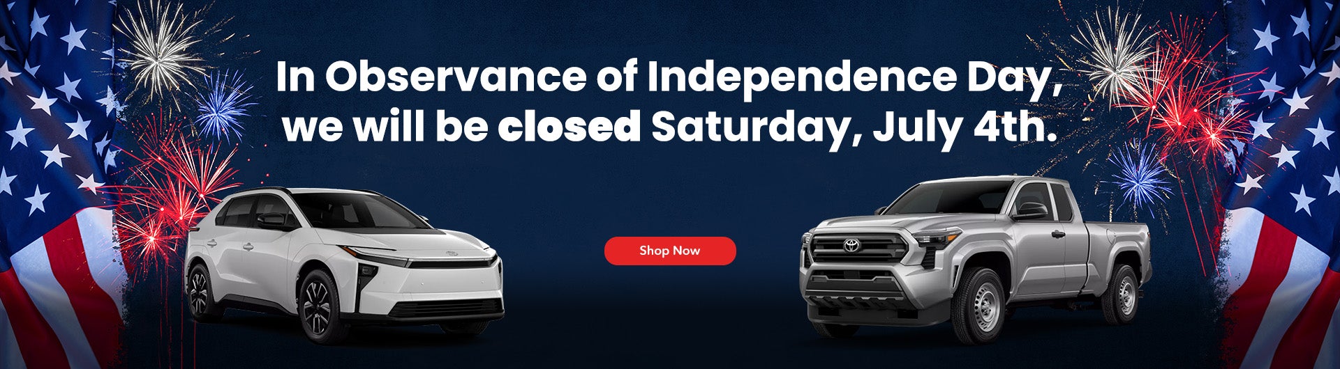 Closed 4th of July