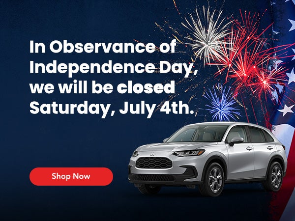 Closed July 4th